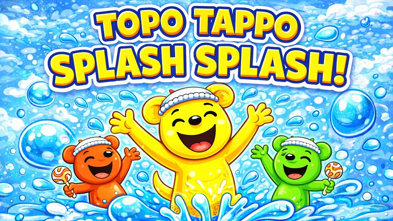 Topo Tappo splash splash 💦 / canzone per bambini 
