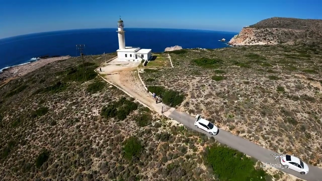 The Lighthouse Of GeroGompos in Kefalonia Island --Dji Avata Fpv
