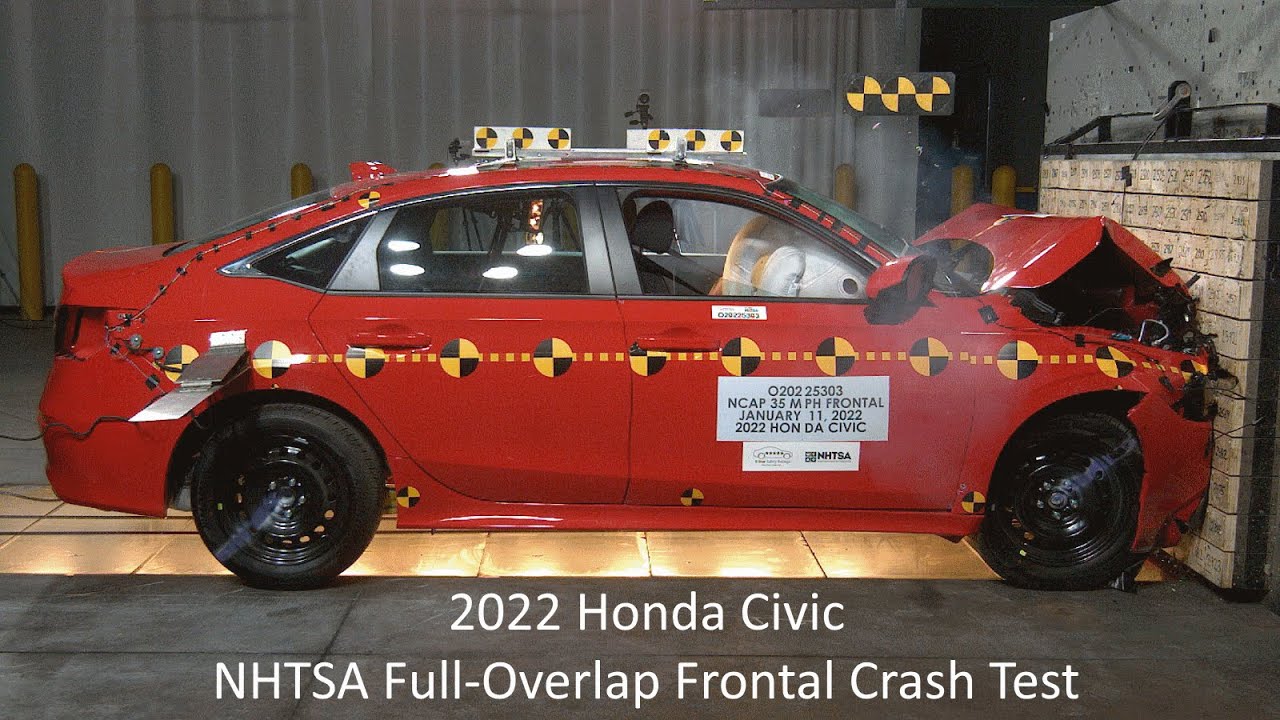 2022-2026 Honda Civic NHTSA Full-Overlap Frontal Crash Test