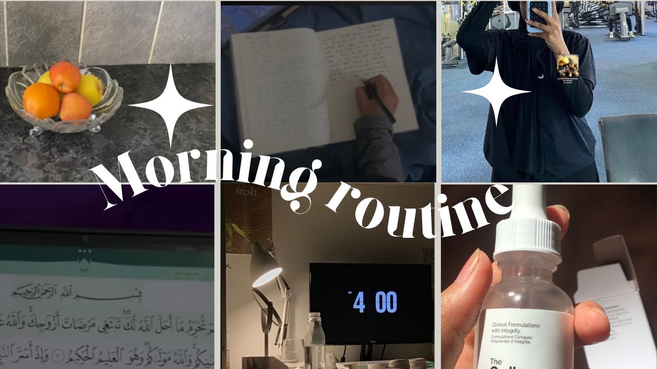 Muslimah vlog Morning routine hijabi Muslimah 4am 5am