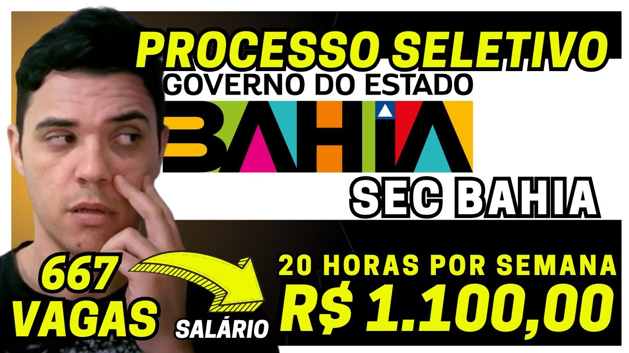CONCURSO SEC BAHIA 2025 MEDIADOR