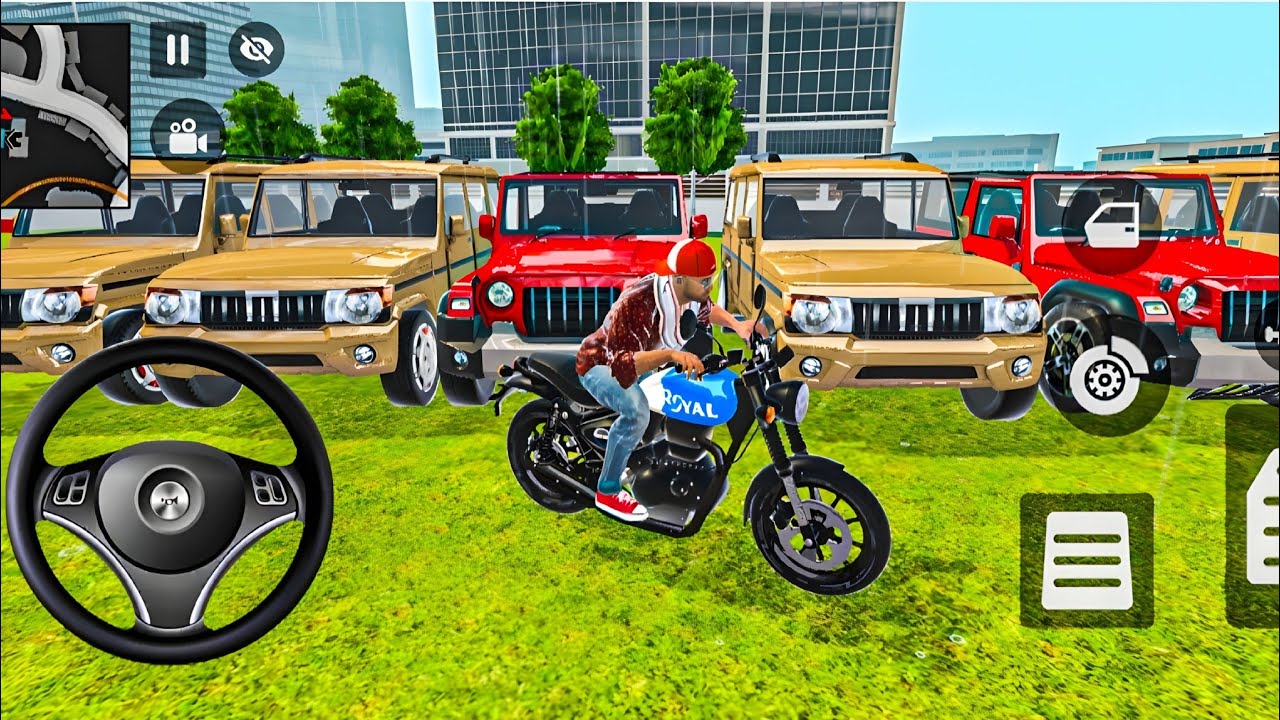 🎮 Franklin order by 2️⃣ Hyper Thar car and 4️⃣Jeeps in 🇮🇳 Indian Theft Auto Simulators!!!!!!!!!!!!!!