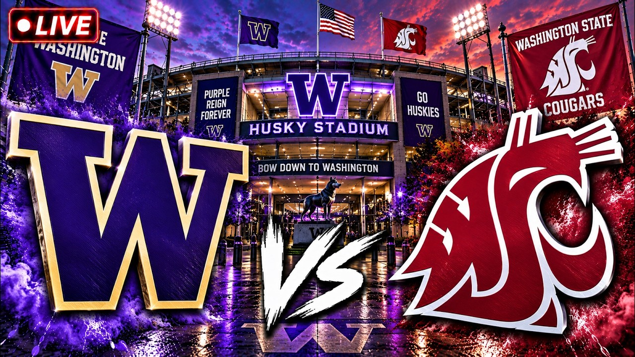 Washington vs Washington State LIVE | NCAAF Live Scoreboard & Play-by-Play
