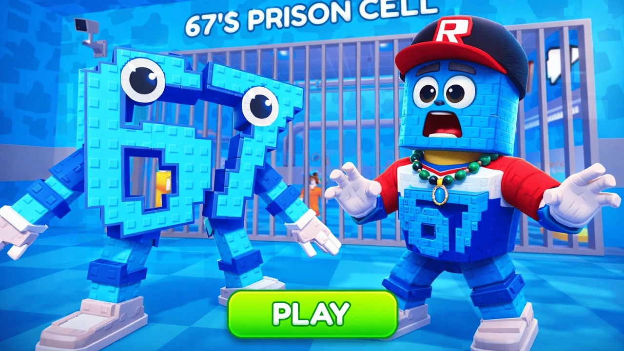 67'S PRISON RUN! OBBY ROBLOX #roblox #rblx #gaming #games #fyp #67 #funny #foryou #fypシ #art