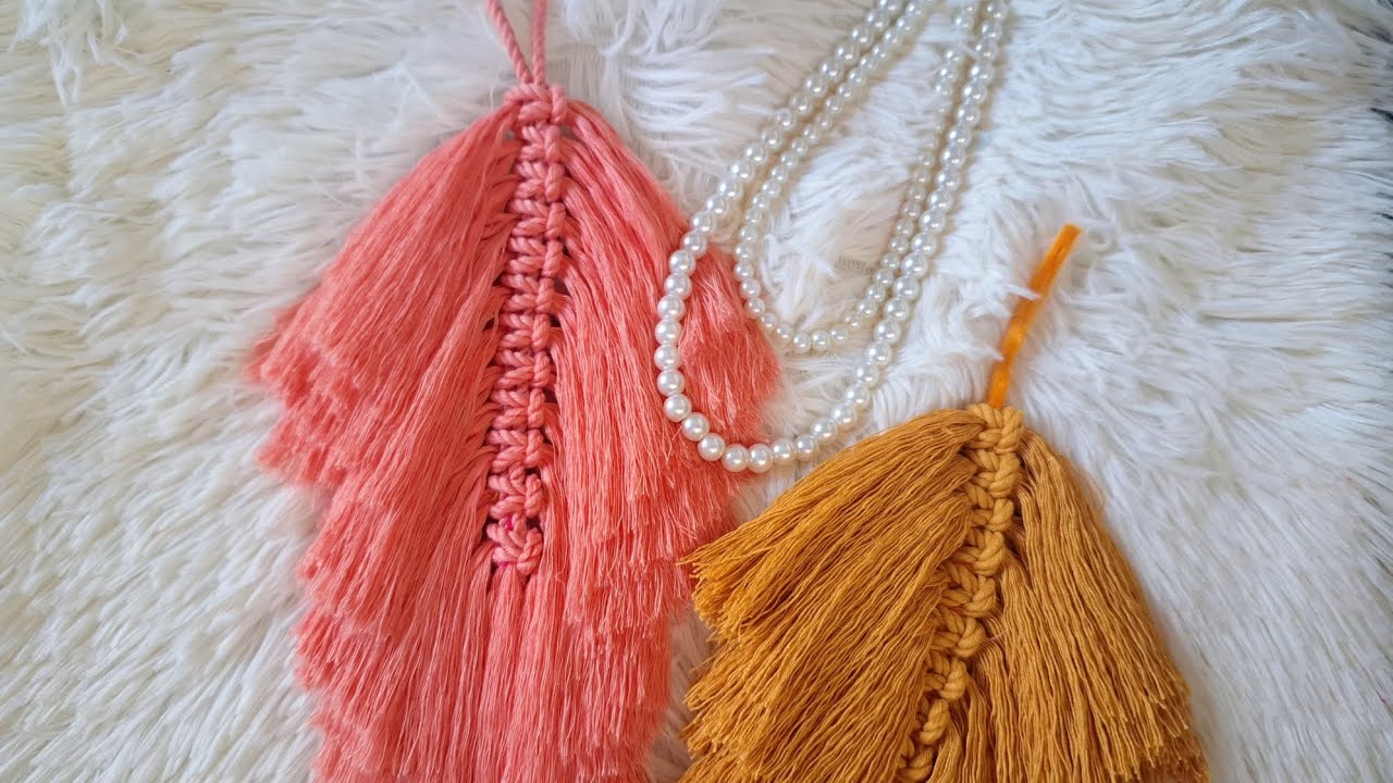 This Macrame Feather is So Easy & Beautiful! 😍 Full Tutorial