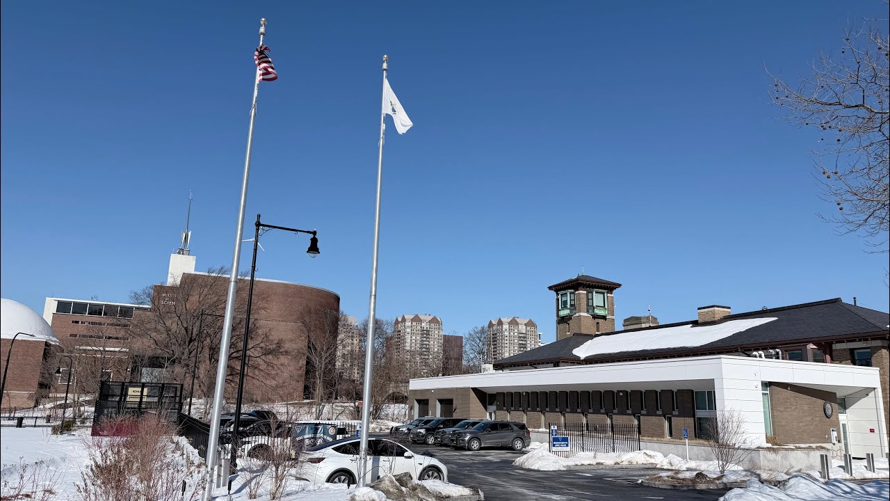 Boston Suburbs during big freeze
