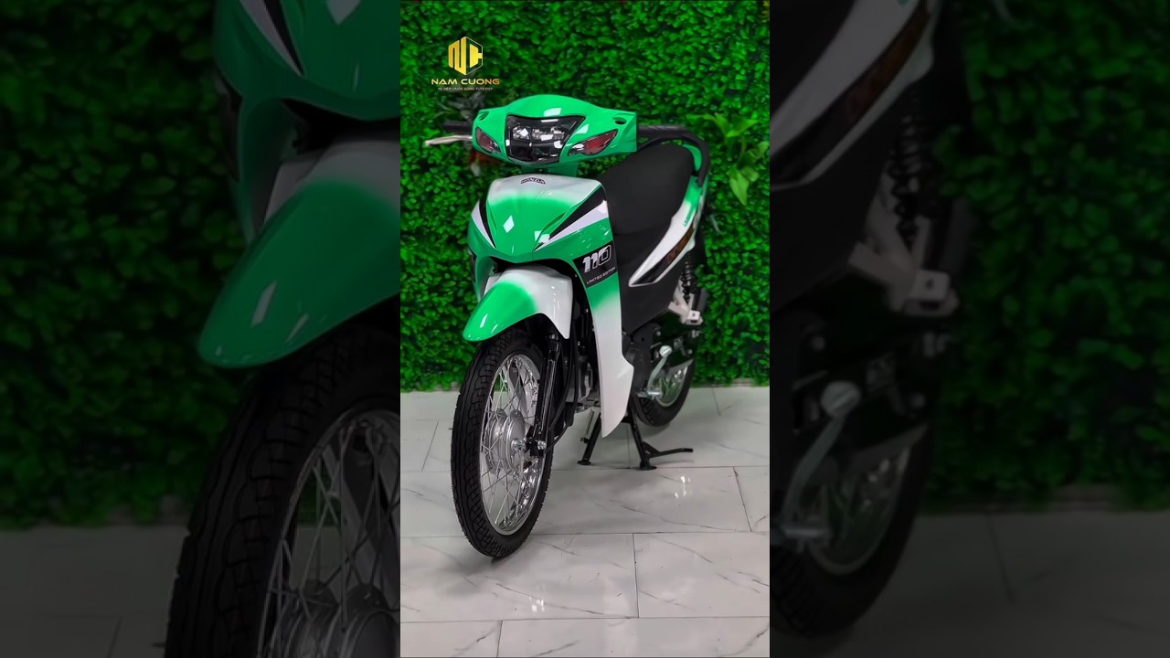 Wave 110 S Limited Edition Green White #wave #wave110 #hondawave #hondawave110 #hondawavealpha