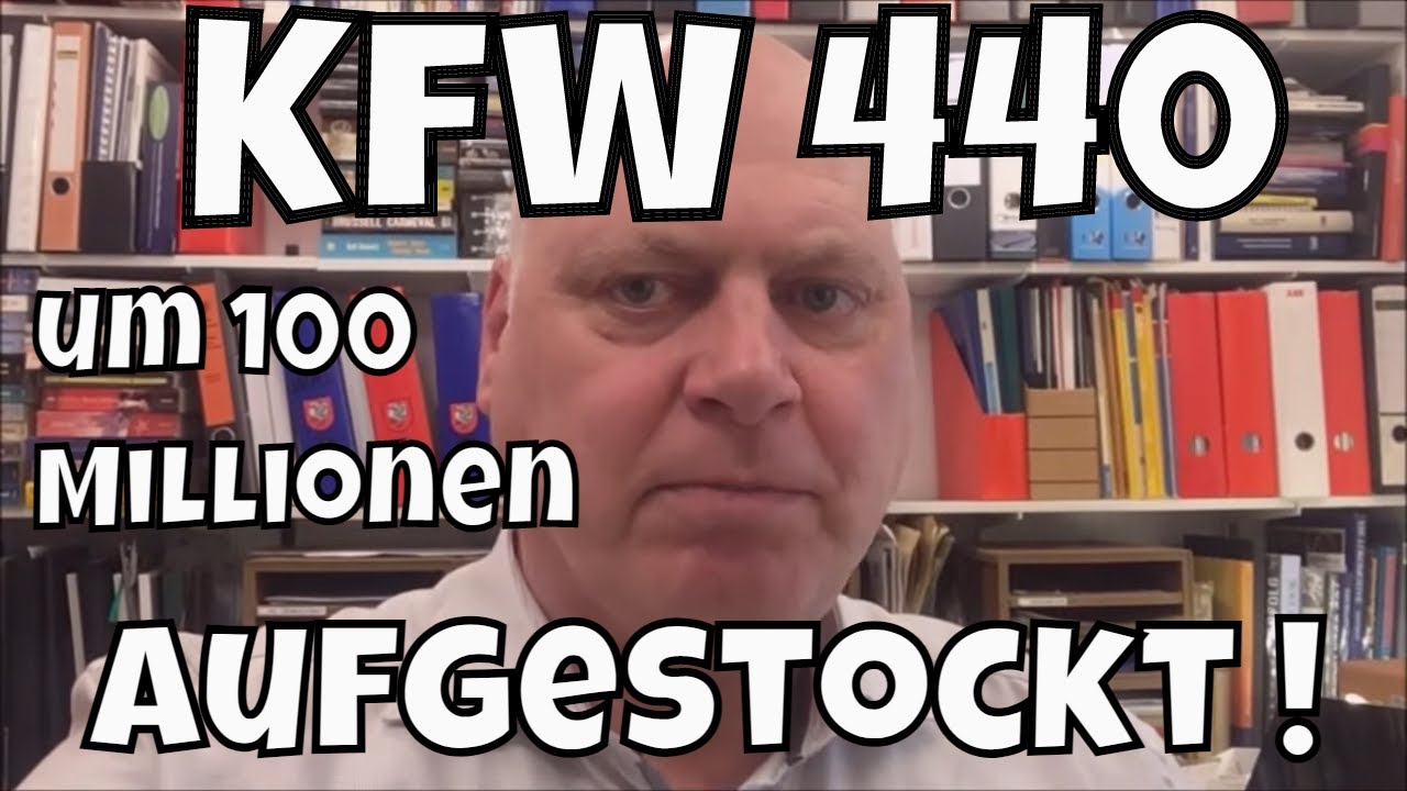 Die 900 Euro F&ouml;rderung der KFW wurde aufgestockt. Alle Infos zum Antrag.