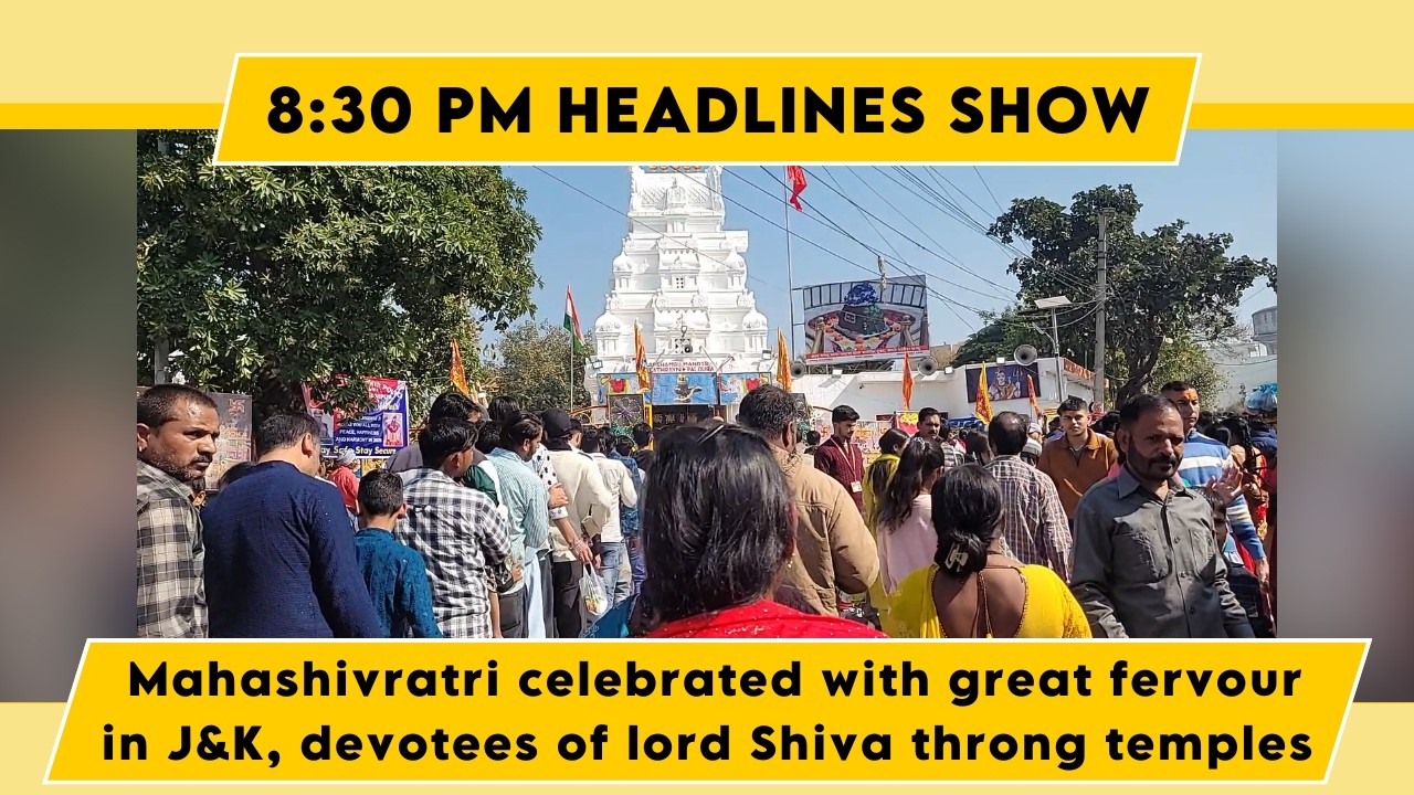 Watch: Mahashivratri celebrated with great fervour in J&K, devotees of lord Shiva throng temples