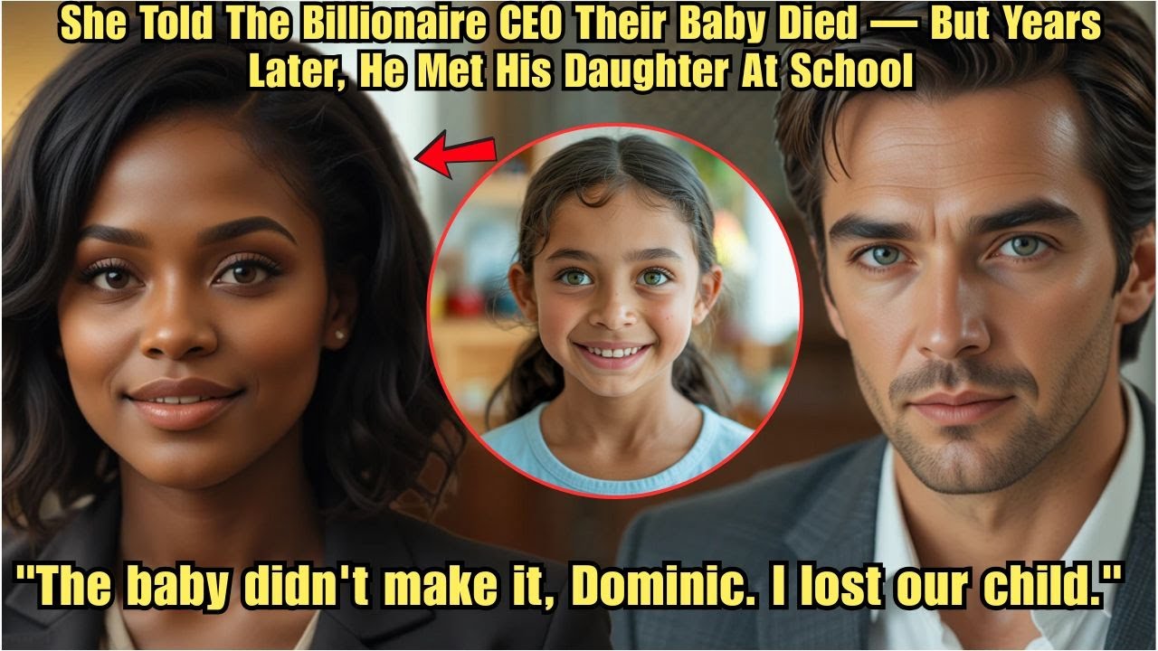 SHE TOLD THE BILLIONAIRE CEO THEIR BABY DIED — BUT YEARS LATER, HE MET HIS DAUGHTER AT SCHOOL
