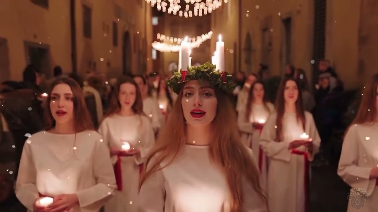Santa Lucia Song Parade in Italy - Festival Clips ✨🕯️🌟 | Music Video
