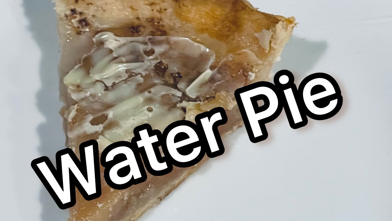 Deliciously Simple Water Pie Recipe | Great Depression Era Dessert 
