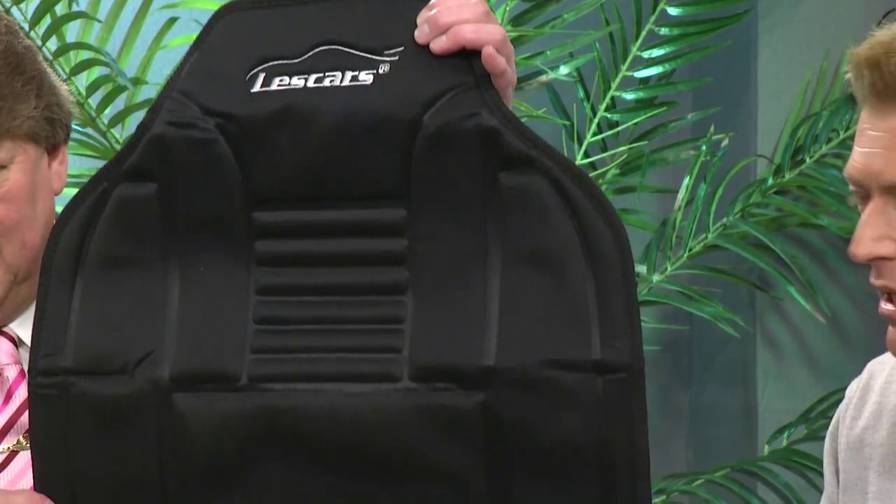 Lescars Beheizbare Kfz-Sitzauflage mit Temperaturregler, 12 Volt