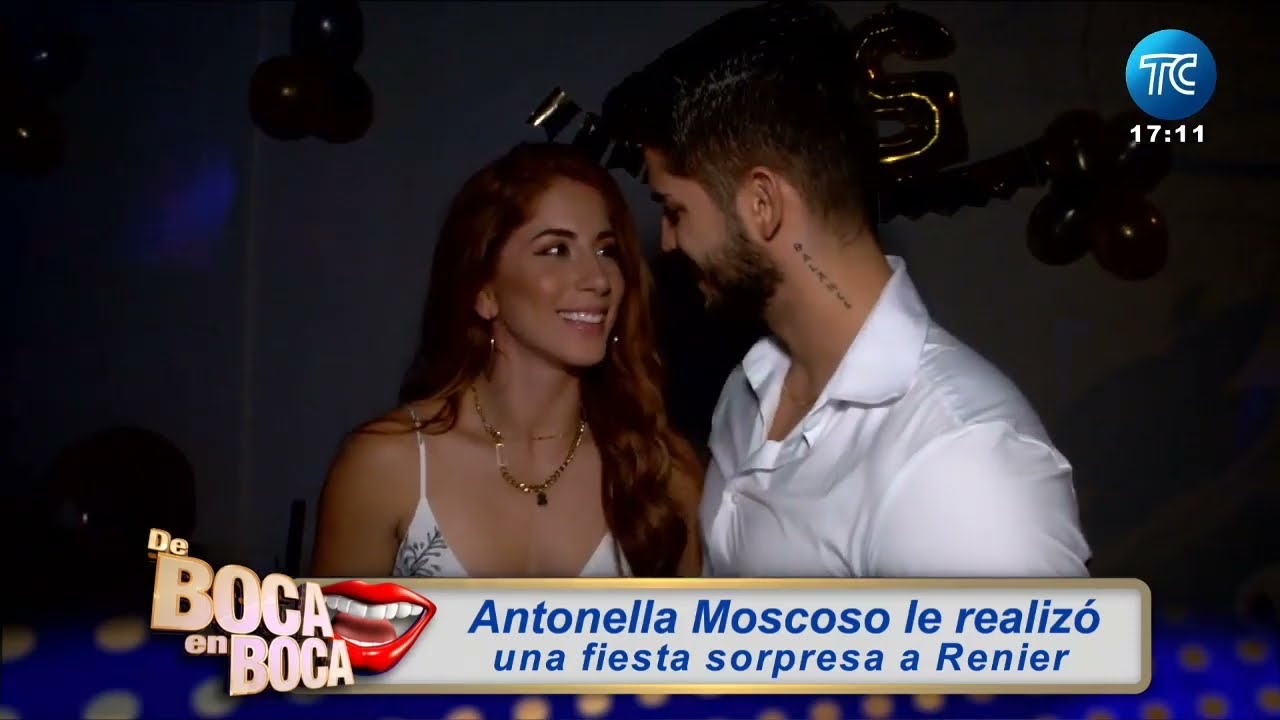 Antonella le realizó una fiesta de cumpleaños a Renier Izquierdo