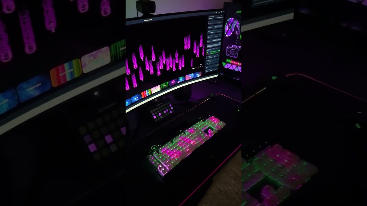 RGB реагирует на температуру системы