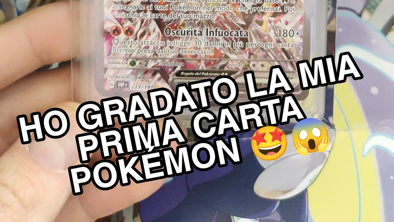 HO GRADATO LA MIA PRIMA CARTA POK&Eacute;MON DA AIGRADING!!! #aigrading #federicstore #grading