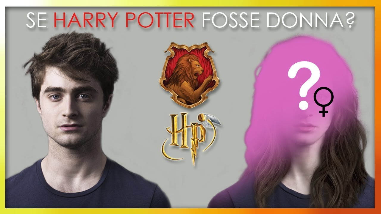 ⚡Se Harry Potter /Daniel Radcliffe fosse donna | Photoshop Makeover | trasformazione da uomo a donna