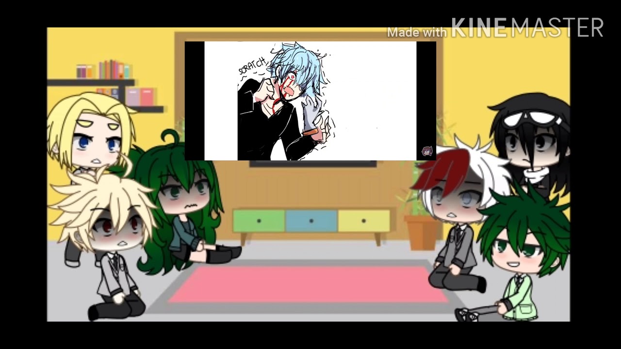 Bnha) reacts to waifu deku (video link in description)