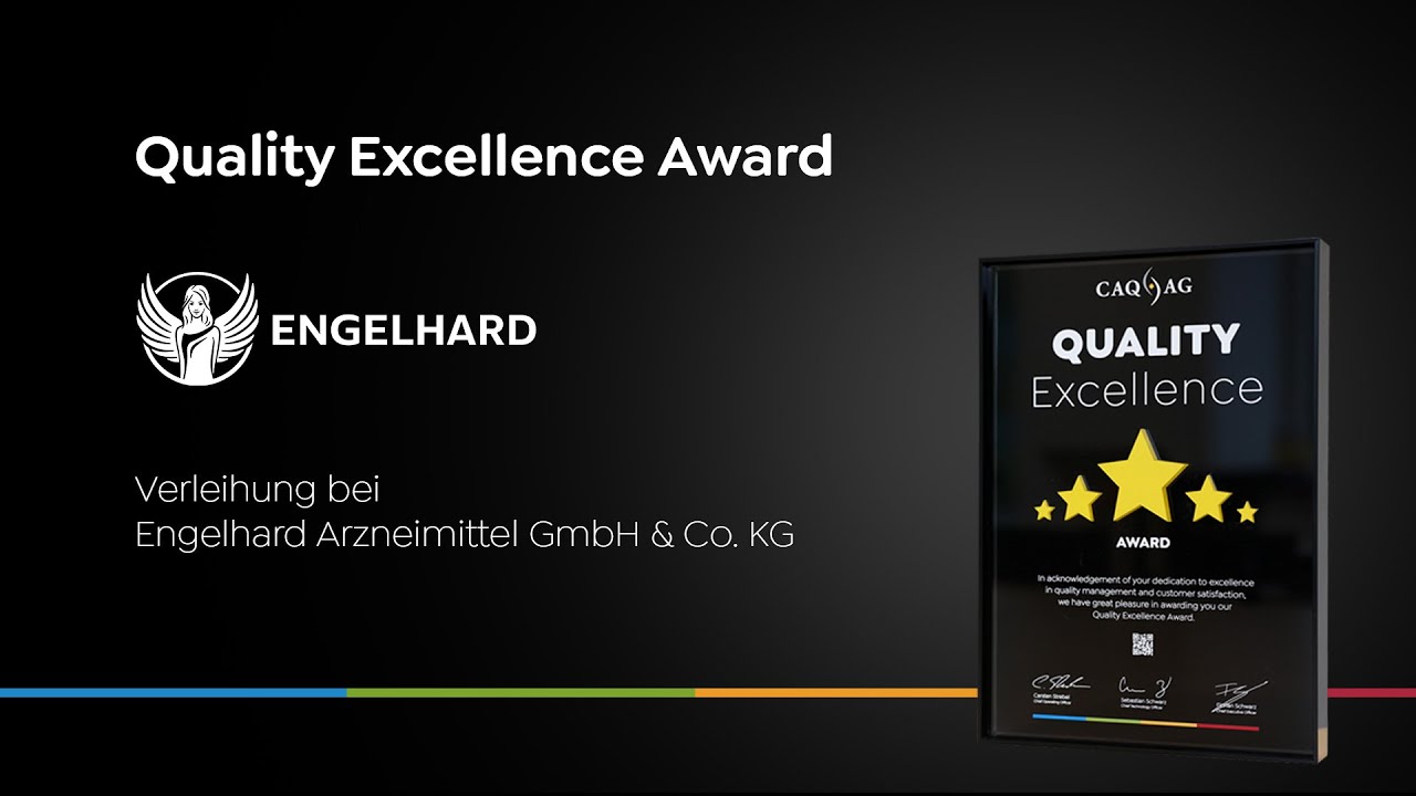 Quality Excellence Award für Engelhard Arzneimittel