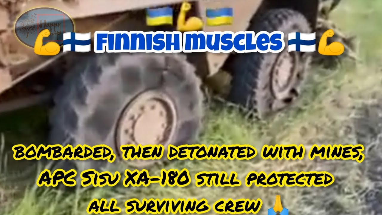 🔴 FINNISH MUSCLES: Bombarded, Detonated With mines, APC Sisu STILL PROTECTED ALL SURVIVING CREW 💪🇫🇮💪