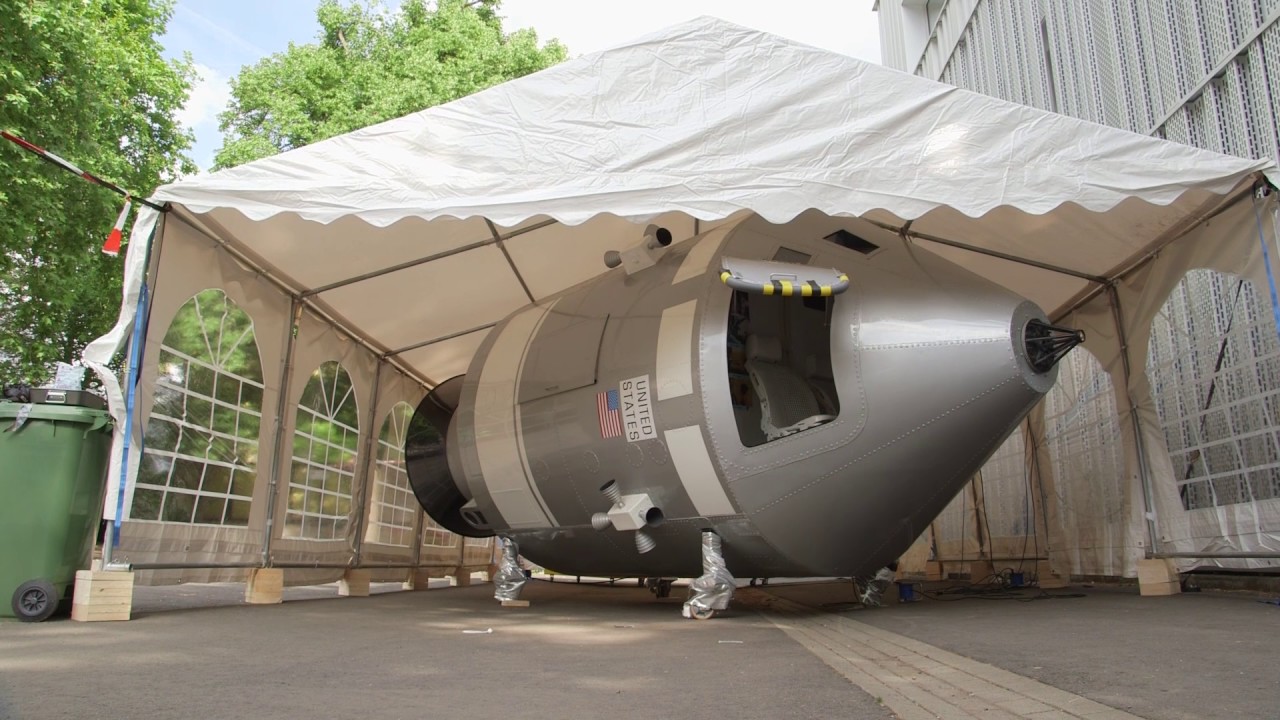 Apollo-13-Kapsel in Kassel: Schlafen in der Raumkapsel