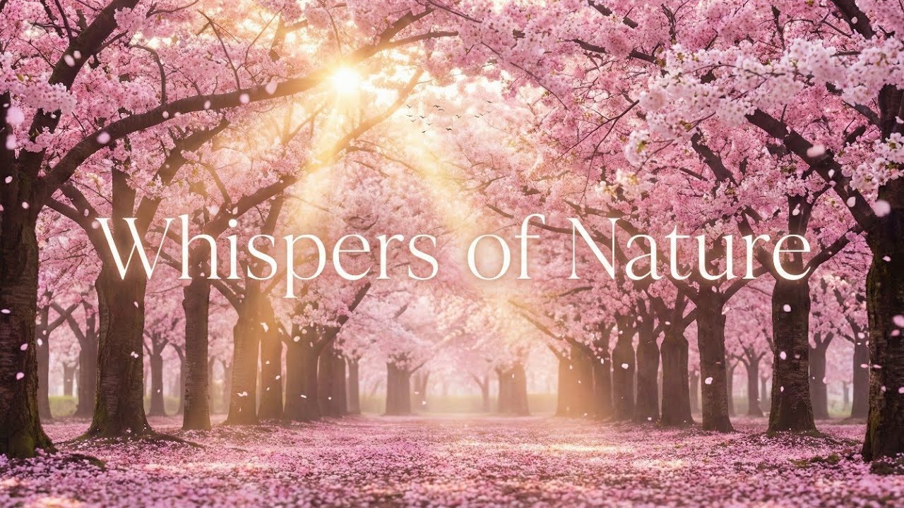 Whispers of Sakura | Calm Shamisen & Cherry Blossom Ambience (4K)