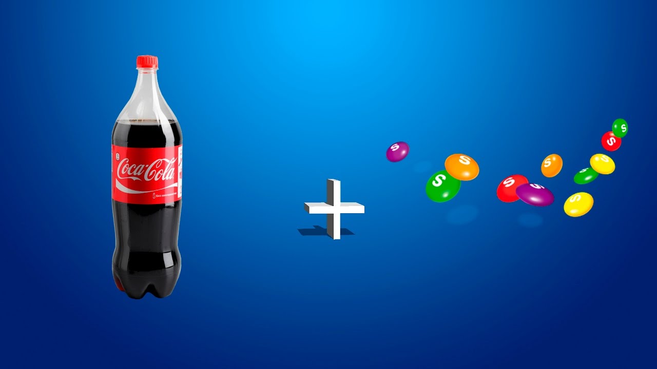 Coca-Cola+Skittles | Water Bottle Flip Challenge ツ
