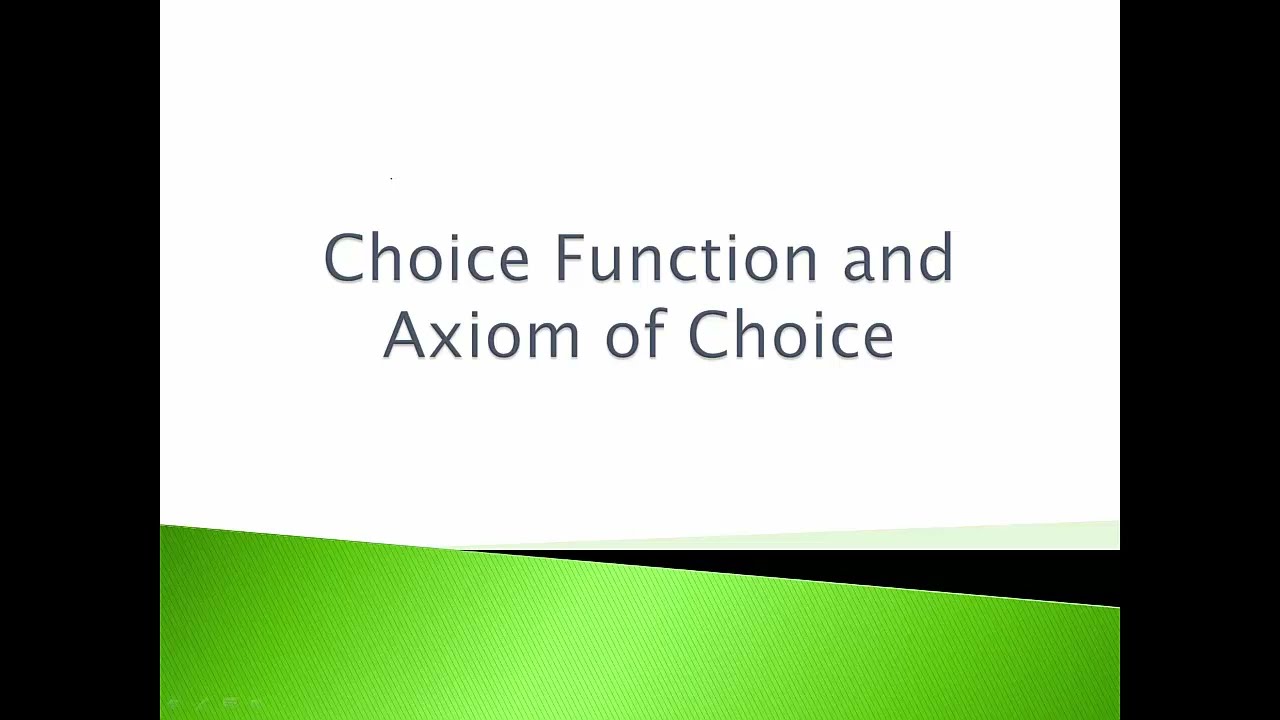 mth104_55 Choice function and axiom of choice