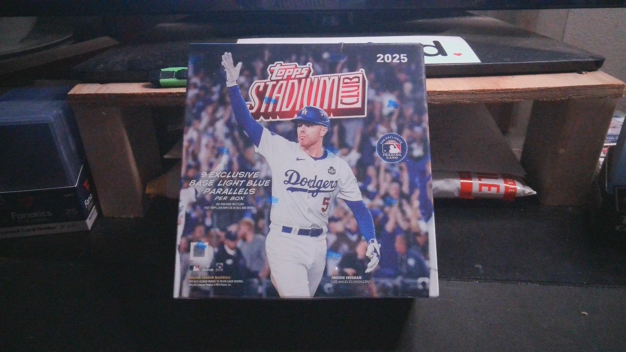 2025 Topps Stadium Club Mega Box for Me and Dom how did we do????
