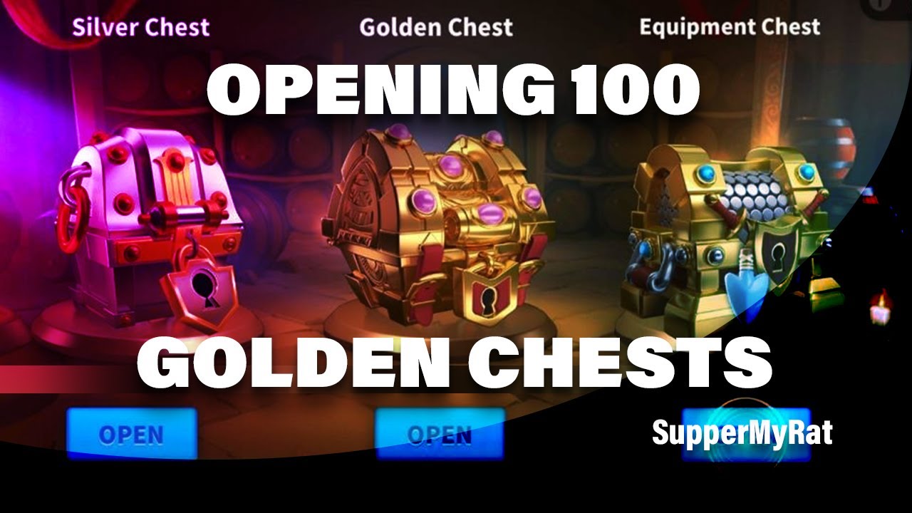 RoK - Opening 100 Golden Chests