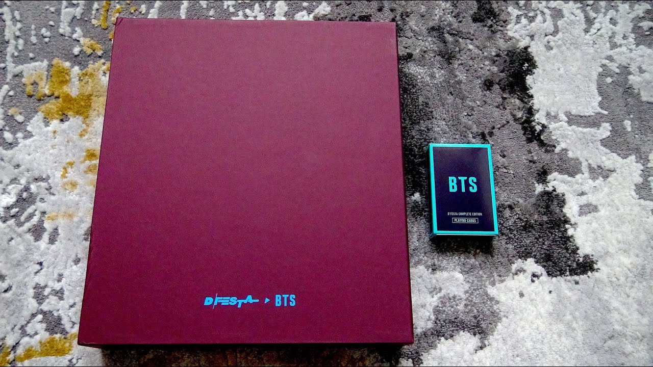 [ASMR] Unboxing BTS 방탄소년단 D'FESTA COMPLETE EDITION (THE BOOK, THE MOVIE & BLU-RAY + Playing Cards)