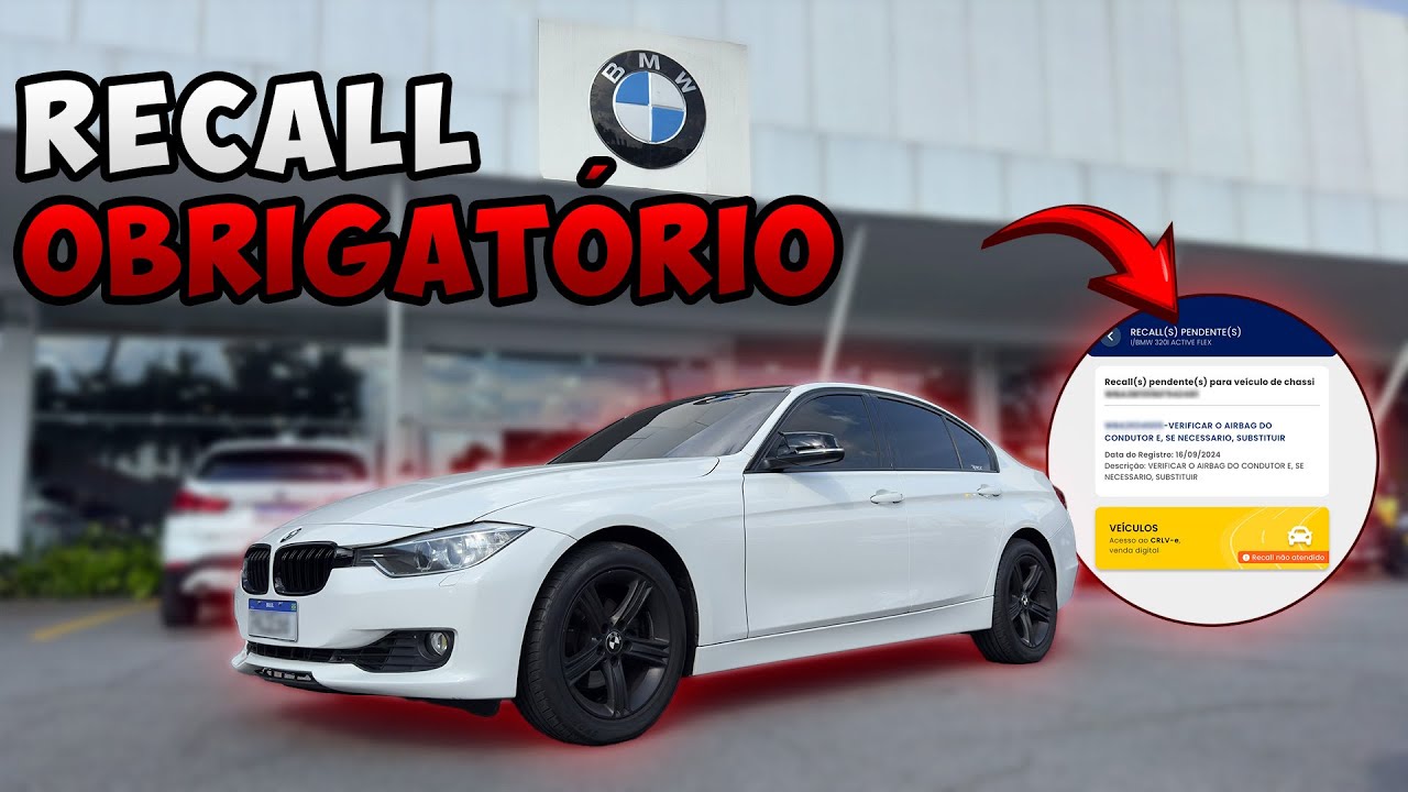 RECALL URGENTE TODOS MODELOS&nbsp;BMW ⚠️ *Fomos pego de surpresa