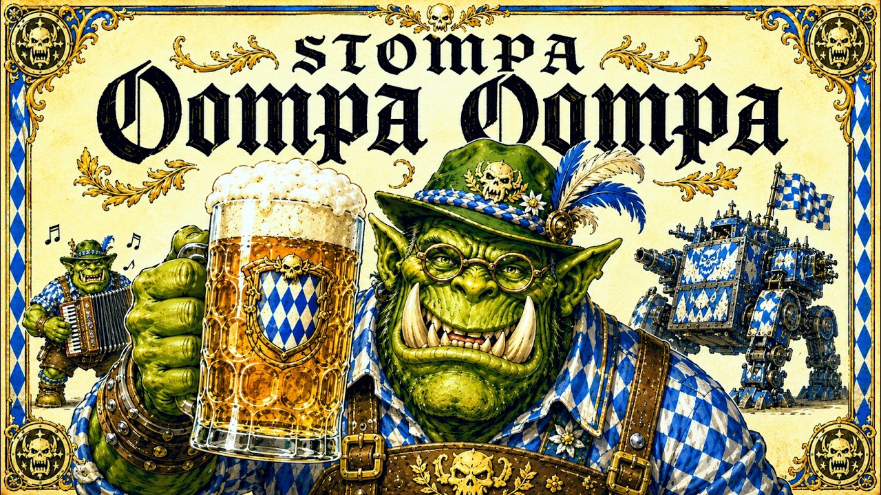 Oompa Stompa - Orktober - Ork Polka | Hardstyle Tiroler Polka Rock | Warhammer 40K Inspired Music