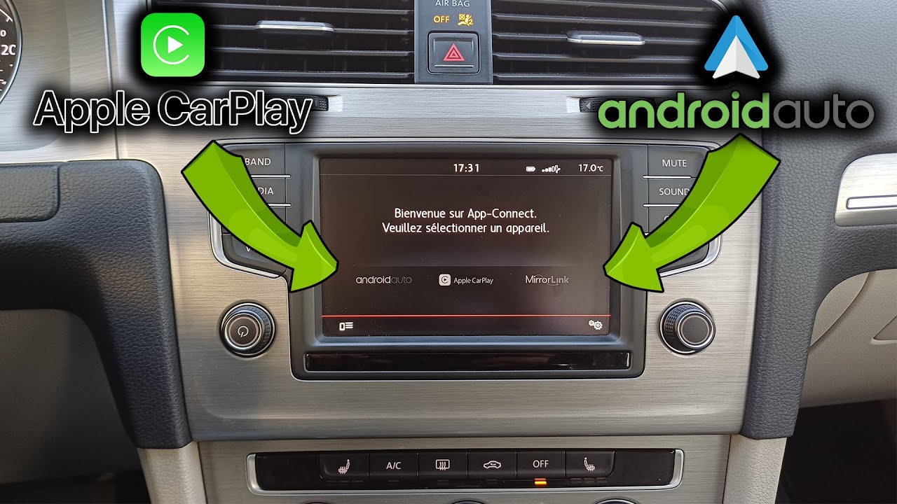 Activation Apple carplay - Android Auto - Moniteur de Performances sur Volkswagen Golf 7 gratuit