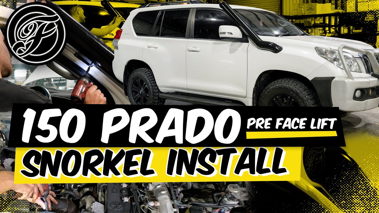 УСТАНОВЛЕНО: Шноркель Prado 150 Series (до подтяжки лица)