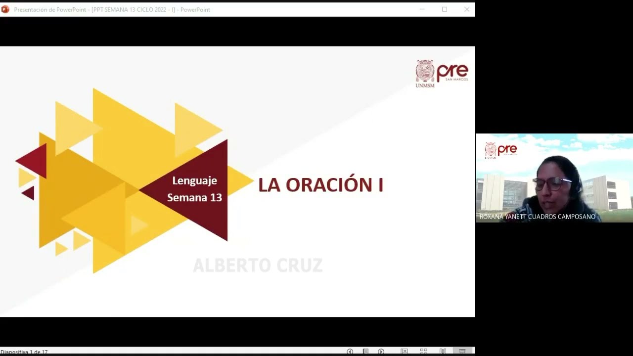 Lenguaje - Semana 13 - Pre San Marcos Ciclo 2022-I