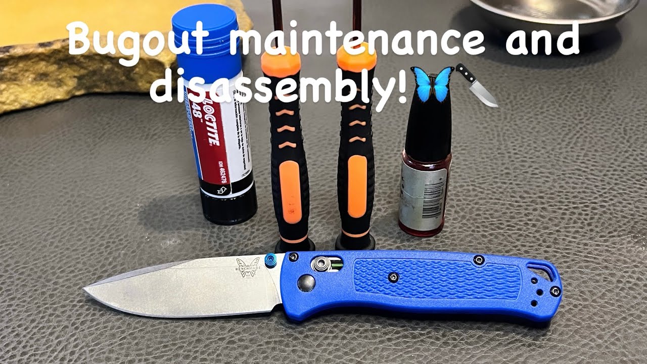 Benchmade Bugout maintenance and disassembly!!
