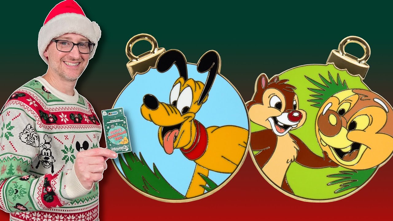 Рождественская елка Плуто | Распаковка значка Disney