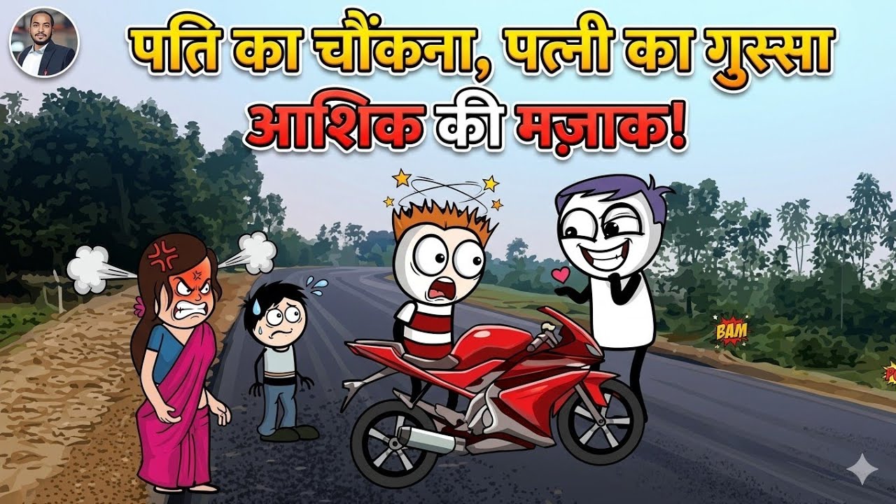 pati patni ki ladai comedy🤣 !!  jamman chale apni sasural comedy video !  tween craft cartoon comed