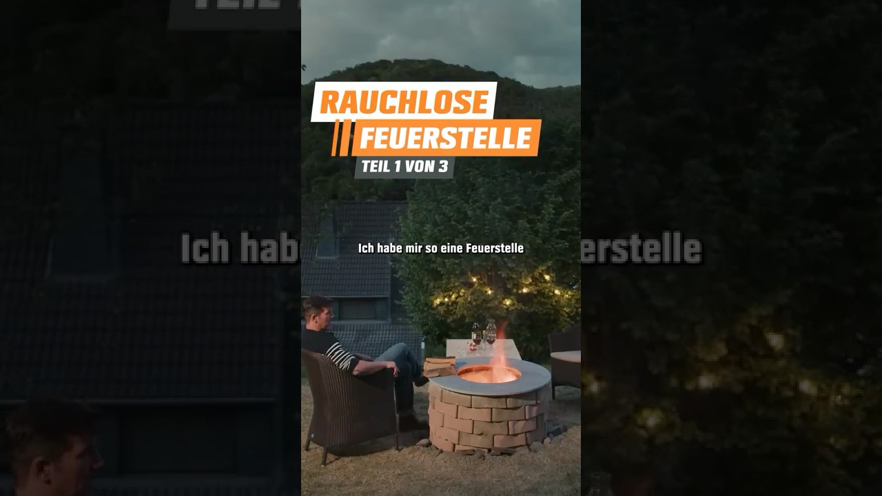 Rauchlose Feuerstelle &ndash; Grundkonstrukt 🔥