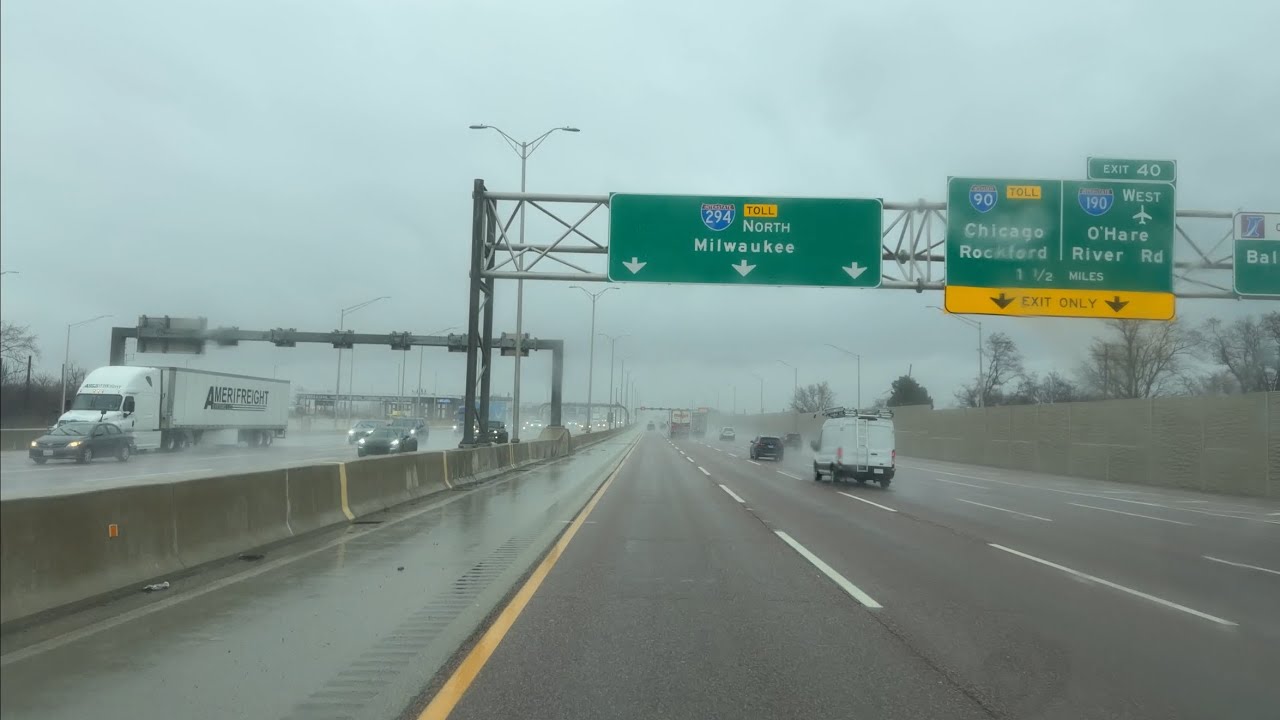 March/11/26 Driving from North Aurora Illinois heading north ‼️RAIN TURN TO SNOW ‼️