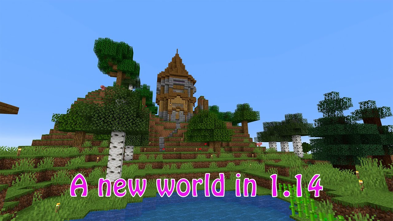 Another new world in the 1.14 snapshots | Minecraft survival