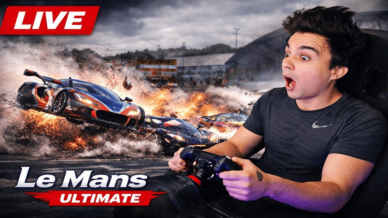 INSANE CRASHES! 🔥 LIVE LMU Le Mans Ultimate GT Racing | SIMAGIC | INDIA