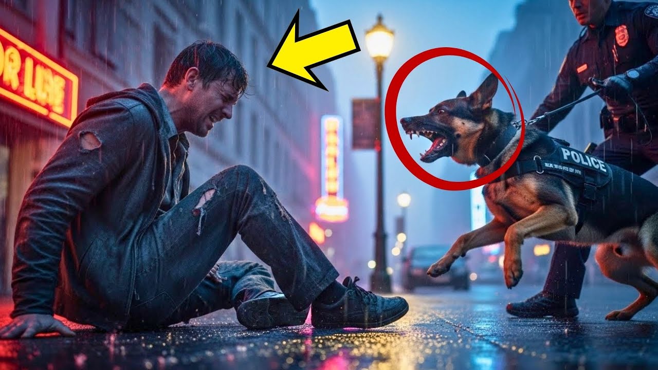 BETTELMAN hielt sich für GELÄHMT um zu BETRÜGEN und der POLIZEIHUND sah es — Das Tier stürmte vor...