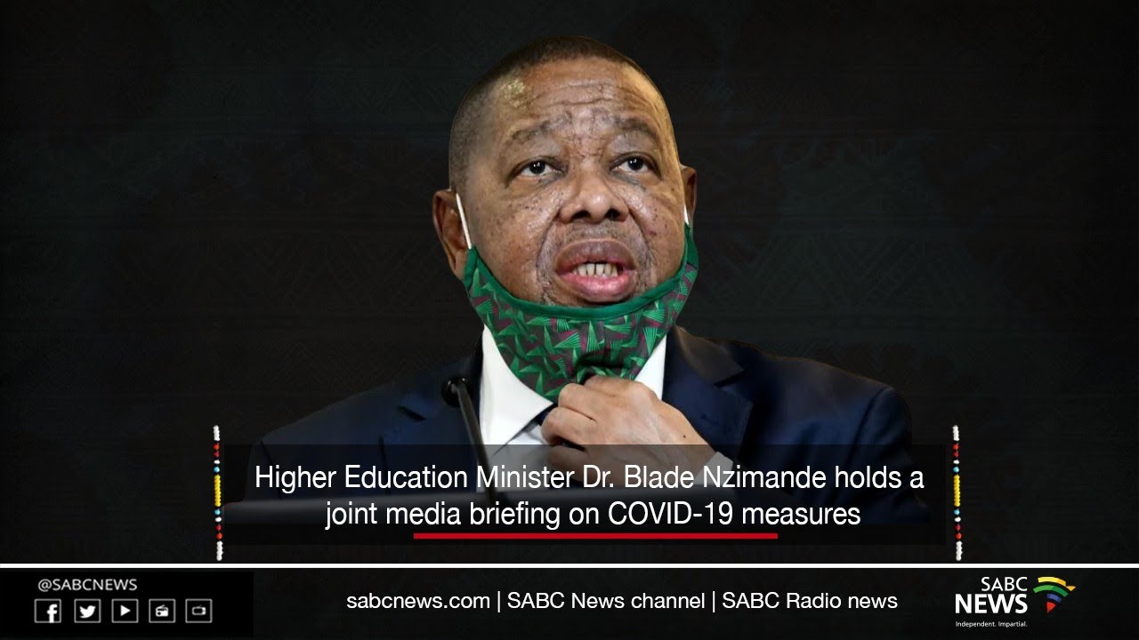 Higher Education, Science and Innovation Minister holds joint media briefing on COVID-19 measures