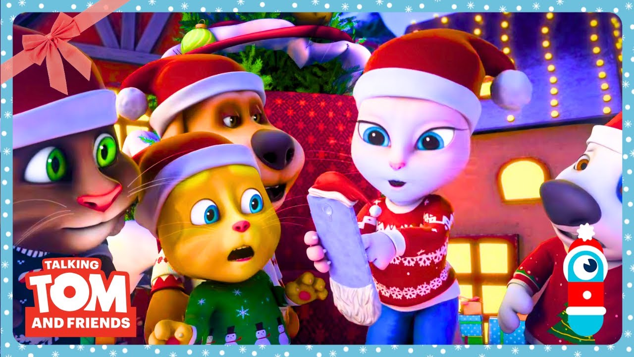 Hacking Santa's Naughty List! - Talking Tom | WildBrain Thrill Park | Merry Christmas Compilation! 🎁