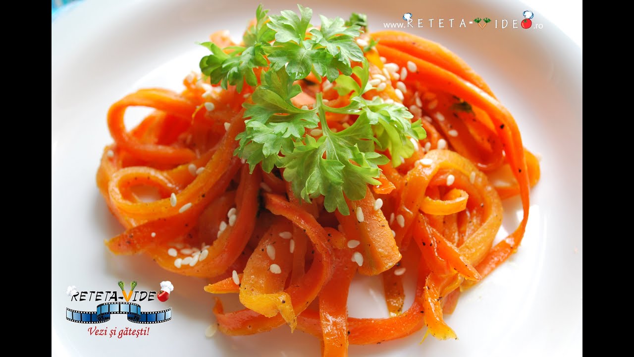MORCOVI CARAMELIZATI CU UNT
