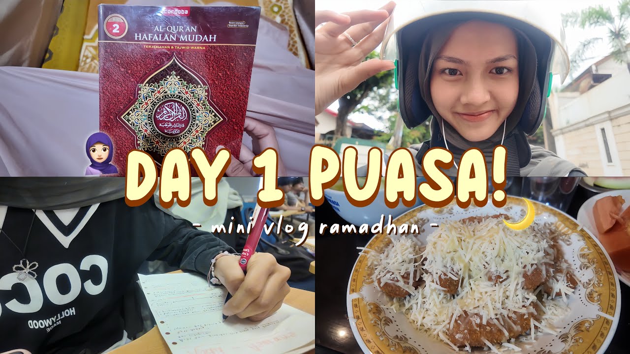VLOG DAY 1 PUASA 2026🧕🏻 Ikutin Aku Seharian dari Sahur Sampai Buka!