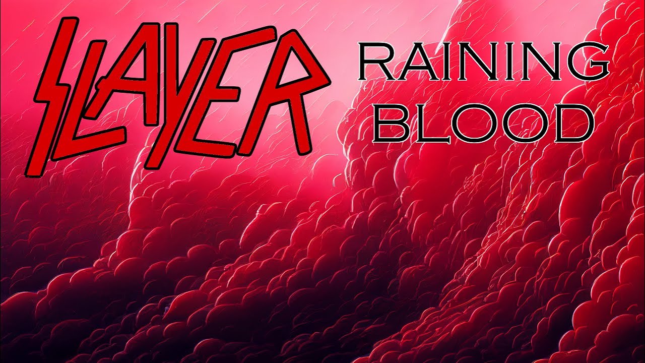 Raining Blood от Slayer - тексты в виде сгенерированных искусственным ИИ (Субтитры на русском)