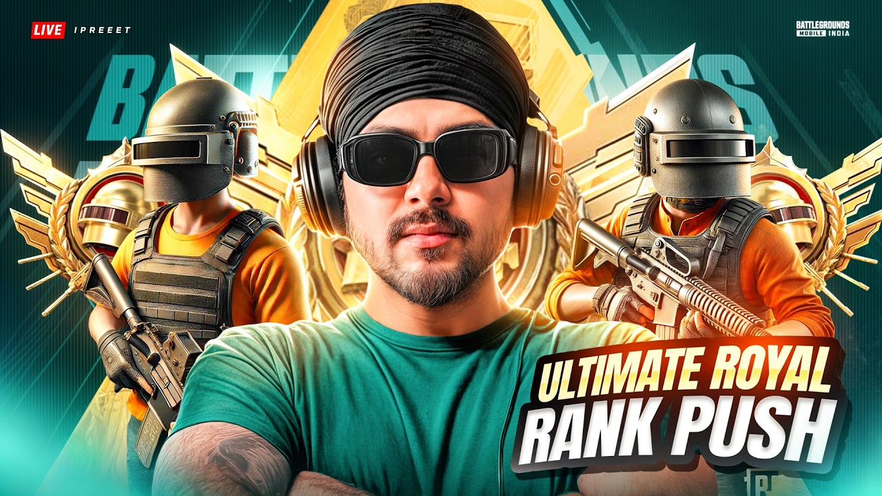 RANK PUSH IN ULTIMATE ROYALE ?  FULL RUSH GAMEPLAY 😍 AB HOGA COMEBACK #bgmilive